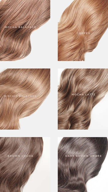 Dark Brown Ombre Paruka s čelenkou Glam Wave